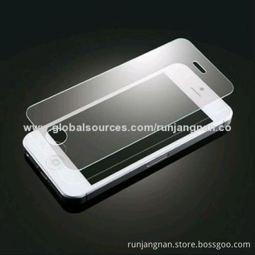0.3mm Tempered-glass Screen Protector for iPhone 4/4s, HD, 9H, Rounded Borders and Smooth Edge